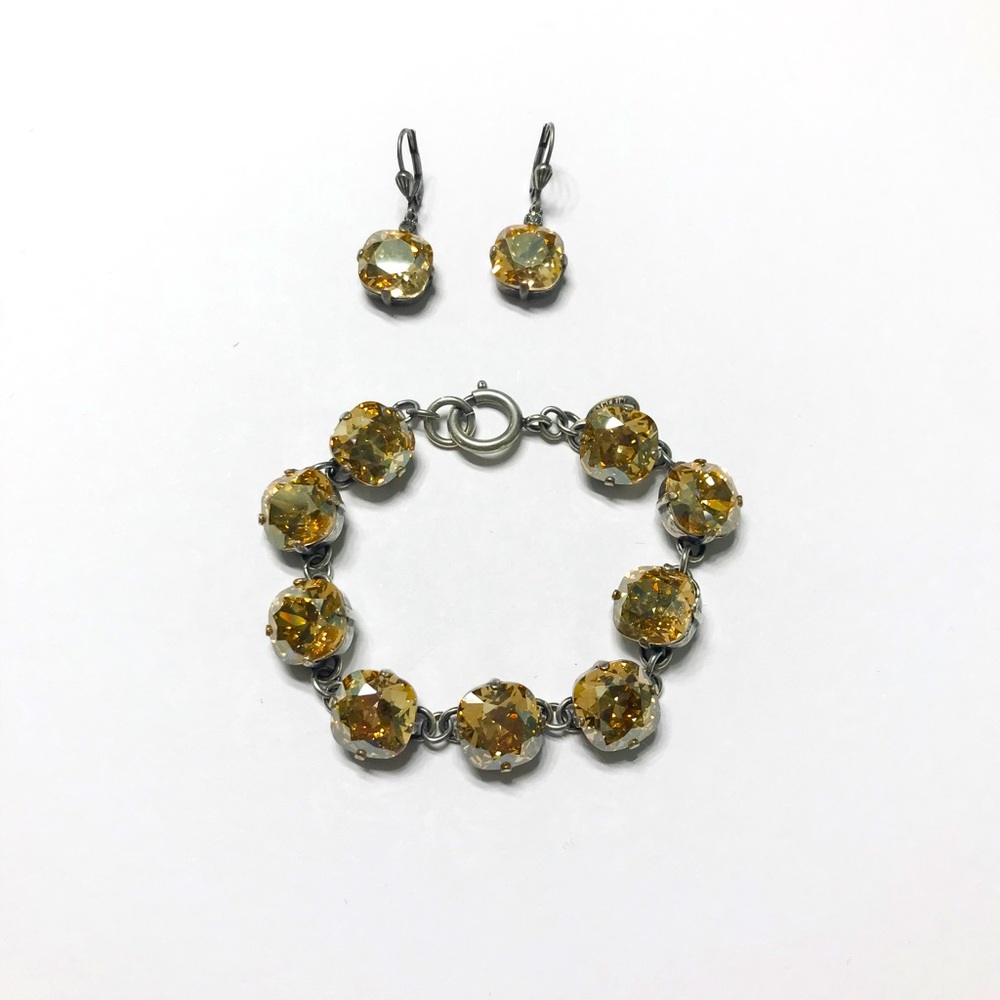 Catherine Popesco earrings and bracelet set